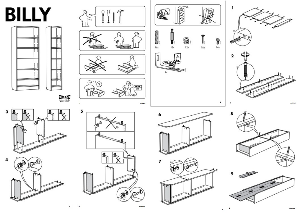 Ikea instructions